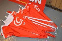 3 x Walls Ice Cream Parasols With Three Various Bases - Ref BBBB812 MCAB - CL351 - Location: Chorley