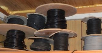 9 x Reels of Various Cable - Ref BBMCAB - CL351 - Location: Chorley PR6
