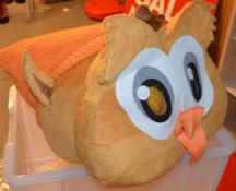 1 x Adult Size Fancy Dress / Mascot OWL Costume - Includes Suit, Feet and Head - Very Good Condition