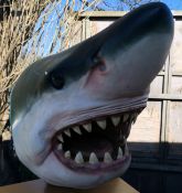 1 x Wall Hung Resin Jaws Head Model - Dimensions: 1100 x 700 mm - CL355 - Location: Great Yarmouth