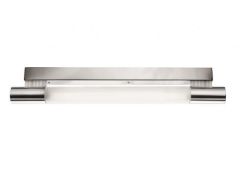 1 x IP44 Fluoro Bathroom Wall Bracket - Chrome & Frosted Glass - Brand New Boxed