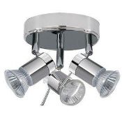 1 x Ex Display 3-Way Ceiling Spotlight in Chrome -CL364 - Ref: ERP1- 12120 - Location: Altrincham WA