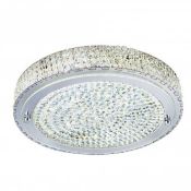 1 x Ex Display LED Flush Ceiling Light Polished Chrome Crystal - CL364 - Ref: ERP2- H361 - Location: