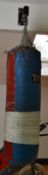 1 x Title Boxing Punch Bag With Wall Bracket and Hanging Chain - Ref: J2008/1FDS - CL356