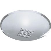 1 x Ex Display Francesca 1 Light Flush Ceiling Light - CL364 - Ref: PAL Edin/2 12622 - Location: Alt
