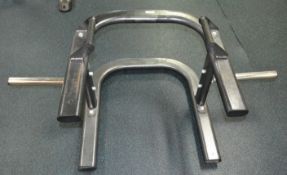 1 x Farmers Walk U Shaped Plate Loaded Gym Weight Equipment - Dimensions: H60 x W145 x L80cm -