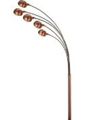 1 x Ex Display 5 Light Giraffe Floor Lamp Copper - CL364 - Ref:WH- J2259 - Location: Altrincham WA14