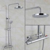 1 x Alfred Victoria Thermostatic Mixer Shower With Riser Rail - New & Boxed Stock - Ref: KI001 - CL4