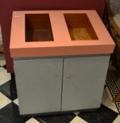 1 x Storage Cabinet - Dimensions: H86 x L80 x W55cm - Ref: J2134/REC - CL356 - Location: