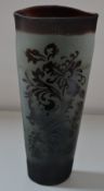 1 x Large Glass Vase - Dimensions:H43cm - Ref J2188 - CL314