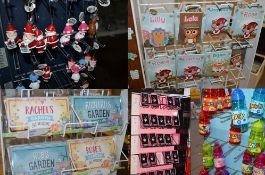 27 x Retail Carousel Display Stands With Approximately 2,800 Items of Resale Stock - Includes