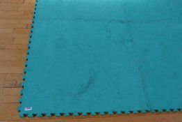 12 x Soft Foam Interlocking Exercise Floor Mats - Dimensions: W100cm x L100cm - Ref: J2000/1FDS -