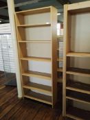 3 x Bookcases / Display Shelves - M537/538/539 3F - CL351 - Location: Chorley PR6 The winning bidder