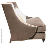 1 x Christopher Guy Val D'Isere Armchair - Colour: Light Mocha - Ref: 5800305 P1/19 - CL087 - B1/19