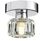 1 x Ex Display Bathroom Ceiling Light Octagon - CL364 - Ref: PAL Edin/3 12401 - Location: Altrincham