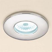 1 x HIB Chrome Fire Rated LED Showerlight - Cool White - New Boxed Stock - CL364 - Ref: PAL Edin/1 5