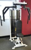 1 x Force Rear Deltoids Pin Loaded Gym Machine With 125kg Weights - Ref: J2076/GFG