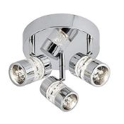 1 x Ex Display Bubbles Chrome LED Trio Spotlight -CL364 - Ref: ERP1- code 12124 - Location: Altrinch