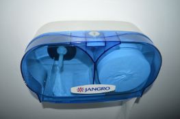 Approx 20 x Jangro Toilet Roll Dispensers, 5 x Frameless Wall Mirrors and 15 x Hand Soap