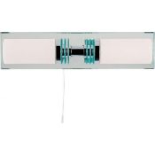 1 x LED Bathroom Wall Light Polished Chrome - New Boxed Stock - CL364 - Ref: PAL Edin/1 5612-2CC - L