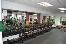 6 x Gym/Dance Room Mirrors - Dimensions: H155 x L145cm - Ref: J2106/GFG - CL356 - Location: