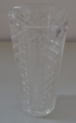 1 x Vintage Glass Vase - Ref J2161 - CL314