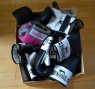1 x Box Of Boxing Mits And Pads - Ref: J2136/REC - CL356 - Location: Middleton, M24