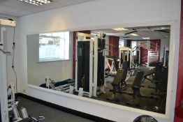 2 x Gym/Dance Room Mirrors - Dimensions: H150 x L200cm - Ref: J2109/GFG - CL356 - Location: