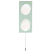 1 x 2 Light Switched Wall Light Polished Chrome - New Boxed Stock - CL364 - Ref: PAL Edin/1 4337-2 -