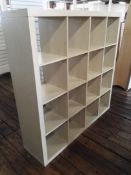 1 x Cube Shelving Unit in Birch - H148 x W147 x D30 cms - M540 3F - CL351 - Location: Chorley PR6