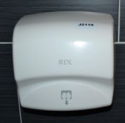 1 x RDL Automatic Hand Dryer - Ref: J2119/WCR - CL356 - Location: Middleton, M24 - No VAT on the ham
