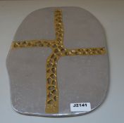 1 x Mixed Metal David Marshall Drinks Tray - Ref J2141 - CL314