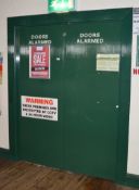 1 x Set of Double Doors With Magnetic Holders and Soft Close Shutters - H195 x W75.5 (Each Door) x