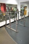 1 x Squat Rack Gym Equipment - Dimensions: L170 x H170 x W130cm - Ref: J2091/GFG - CL356 - Location:
