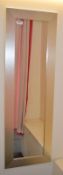 2 x Rectangular Wall Mirrors - Ideal For Dressing Rooms or Bedrooms etc - H136 x W44.5 cms - Ref BB6