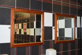 10 x Wall Mirrors With Wooden Frames - CL351 - Location: Chorley PR6The winning bidder is