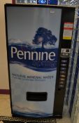 1 x Cold Drinks Vending Machine - Dimensions: W75 x H185 x L95cm - Ref: J2137/REC - CL356 -