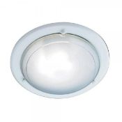 1 x Ex Display Jupiter 1 Light Flush Ceiling Light White - CL364 - Ref: PAL Edin/3 12625 - Location: