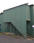1 x External Fire Escape Stairs With Enclosure - Ref BB000 OS - CL351 - Location: Chorley PR6
