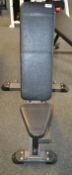 1 x Adjustable Weights Bench - Dimensions H130 x L110 x W70cm - Ref: J2084/GFG - CL356 - Location: