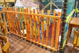 1 x Tike Style Barrier Fencing Constructed From Steel - Includes Four Sections - Height 120 cms x Wi