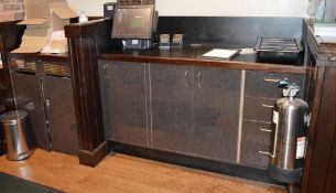 1 x 3-Door, 4-Drawer Serving Station - Ideal For Bars, Hotels & Restaurants - Dimensions: W180x D65