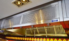 1 x Britanna Extraction Canopy Hood With Lights and Filters - H60 x W190 x D130 cms - CL363 - Locati