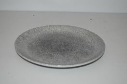 1 x Churchill Raku Quartz Black Evolve Coupe Plate 21.7cm Box Of 12 (RRP £114.00) - Ref RC158 Pal 1