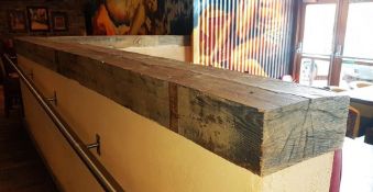 2 x Industrail Timber Sleepers - H15 x W29 x L360 and 179 cms - CL363 - Location: Stevenage SG1