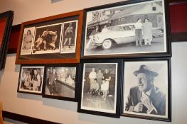 6 x Assorted Framed Pictures Featuring Nostalgic Images Of Italian Americana - Various Sizes - Ref: