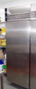 1 x Foster EcoPro G2 EP700M Single Door Upright Meat Fridge With Stainless Steel Finish - 600ltr Cap