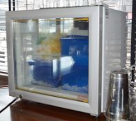 1 x Tefcold Mini Freezer With Glass Front - H50 x W57 x D55 cms - Ref BB1014 - CL366 - Location: Mi