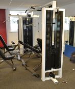 1 x Force Multi Gym Machine With Low Row, Lat Pulldown and Cable Cross