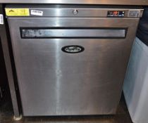 1 x Foster LR150-A Undercounter Commercial Freezer With Stainless Steel Finish - H83 x W60 x D63 cms